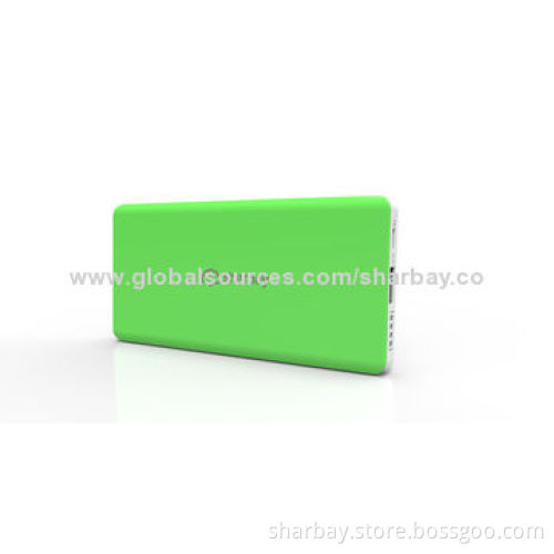 4,000mAh LED power supplier for phones, ultra-thin, on piano paint, 5V/1A, RoHS, FCC, CE marksNew